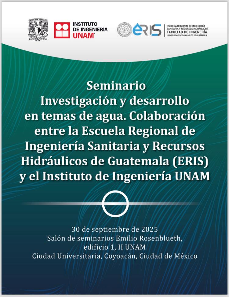 Afiche del Seminario dado por ERIS y UNAM